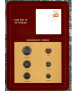 Coin Sets of All Nations Norway UNC 1,5 Kroner 25,10, 5 Ore 1982 50 1981 - €14,28 EUR