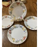 Sert of 4 Corelle Corning Chutney Salad Plates 7-1/8&quot; Bread Dessert - $20.54