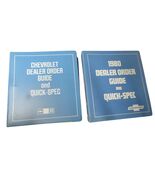 1980 Chevrolet Dealer Order Guide &amp; Quick-Spec Binder Set OEM GM Vtg Sal... - $49.45