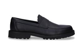 Men loafers vegan leather black dress slip on versatile elegant lasting ... - $136.58