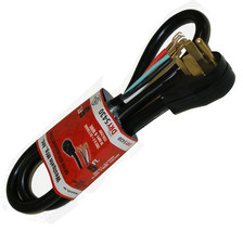 Westgate DRY5430 SRDT Black 40A 4 Wire 5 Feet Dryer Cord with Fork Termi... - $17.46