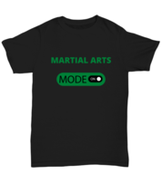 MARTIAL ARTS, black Unisex Tee. Model 6400025  - $24.99