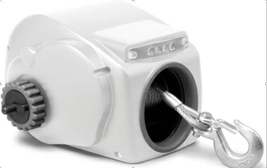 10000LBS 12V Electric Heavy-Duty Trailer Winch For 24ft Boat Saltwater White - £358.12 GBP