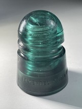 Vintage Glass Insulator - Patented Oct 8 1907 - Swirl Groove Pattern - $15.43