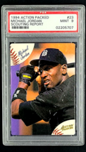 1994 Action Packed Scouting Report #23 Michael Jordan Baseball RC Rookie PSA 9 - £53.24 GBP