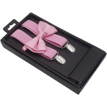 Elastic &amp; Adjustable Suspender &amp; Bow Tie Set for Boys Girls Children -Li... - $4.15