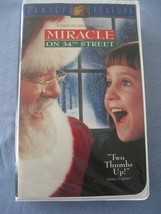 Miracle on 34th Street (VHS, 1995, Clamshell)- 20th Century Fox - Pre-Ow... - £0.77 GBP