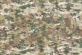 Crye Precision Us Made Satin Stretch Nylon Lycra Fabric Multicam Camouflage 56&quot; - $10.88