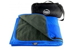 NEW Large Waterproof Windproof Xtra Thick 350 GSM Quilted Fleece Stadium Blanket - £30.79 GBP