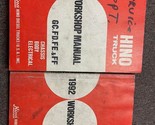 1992 Hino Truck Gc Fd Fe Ff Sg Workshop Service Repair Shop Manual Set O... - $253.25