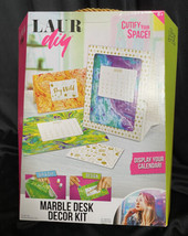 Laur DIY Marble Desk Decor Kit Dip &amp; Dye Design Display Your Own Calenda... - £11.29 GBP