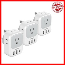 Lightweight Type G Adapter Set - Perfect for Traveling in  and Beyond - $42.56