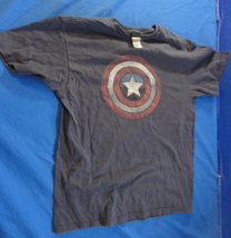 MARVEL CAPTAIN AMERICA THE AVENGERS SHORT SLEEVE100% COTTON DARK BLUE T ... - $235.93 MXN