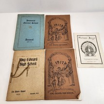 King Edward High School Vancouver Yearbooks 1917 1920-21 1925 Art Nouveau Annual - £83.80 GBP