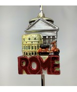 Kurt Adler 5-Inch Cityscape Series~Glass Rome Christmas Ornament - £15.56 GBP
