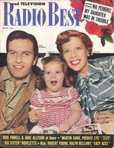 Radio and Television Best 8/1950-George Montgomery-Dinah Shore-June Allyson-VF - £74.72 GBP