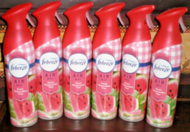 (6) Febreze Air Room Freshener Spray Sweet Watermelon Vine 8.8 Oz Each Bottle - $29.47