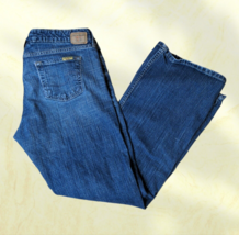 Levis Low Slim Flare Jeans Light Blue Stretch Denim Women&#39;s Junior’s Sz 17 Mediu - £7.21 GBP