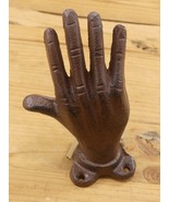 Cast Iron Hand Door Handle Pull Paperweight Rustic Decor Knob Bookend Bo... - $21.99