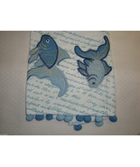 New Artistic Accents 100% Cotton Kitchen Towel 20 x 28&quot; Blue Fish - $18.86 CAD