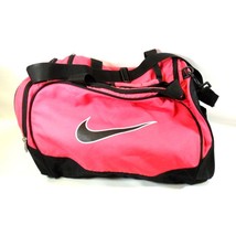Nike Womens Pink Bag Large Weekender Duffle Duffel Workout Exercise Travel Gym - £18.82 GBP
