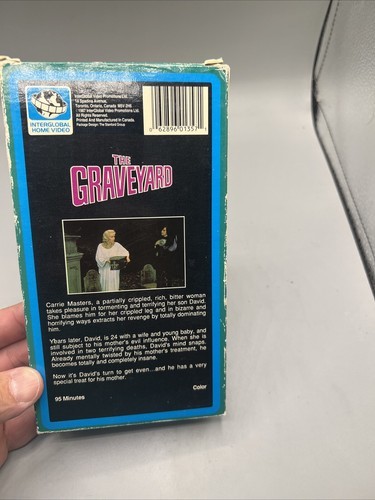 The Graveyard VHS 1987 Interglobal Home Video Horror Lana Turner  Item image 3