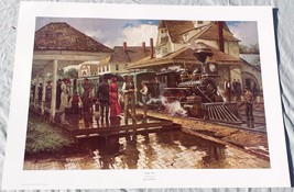 ROBERT SUMMERS Headin’ West Signed #ed Train Art Print Ltd Ed 1795/1950 Railroad - £38.15 GBP