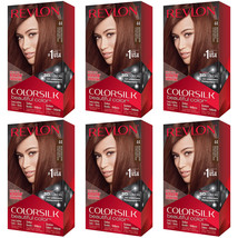 6-Revlon Colorsilk Beautiful Color Permanent Hair Color with 3D Gel Tech... - £35.37 GBP