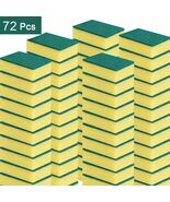 72 Pcs | Cleaning Sponges Double-Sided Pads Ideal for Home Cleaning, Dis... - $18.59