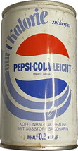 Vintage Pepsi Cola Leicht Pull Tab Soda German; top intact; drained via ... - $19.99