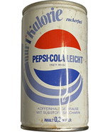 Vintage Pepsi Cola Leicht Pull Tab Soda German; top intact; drained via ... - £15.72 GBP