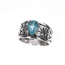 sz5.5 James Avery Blue Topaz filigree ring - $183.15