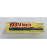 Royal Maid Sponge Mop With Scrubber Strip Refill Replacement Yellow New - $7.70