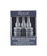Roux Anti-Aging Hair &amp; Scalp Rehab Treatment Ampoules, 3 Pack - £10.85 GBP