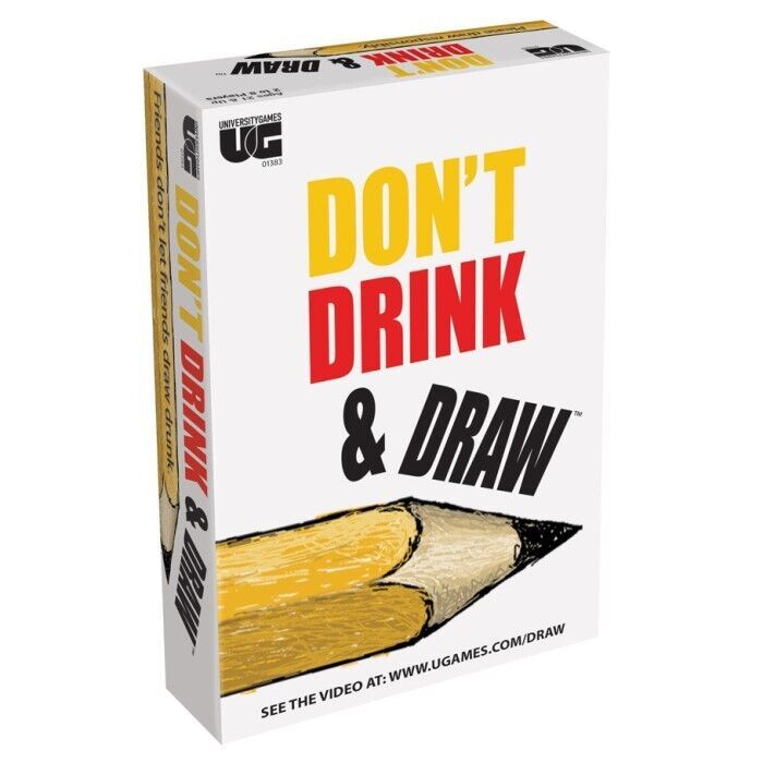 University Games Don't Drink & Draw - $23.19