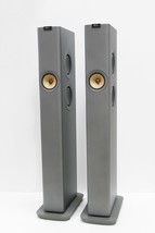 KEF LS60 Wireless Tower Speakers - Gray (Pair) image 2