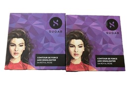 Sugar 04 ROYAL ROSE Contour de Force Mini Highlighter - 2 Travel Sizes READ - $259.47 MXN