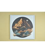 Chitran&#39;s Premium Bohemian Mountain Abstract Art with Frame Canvas Wall ... - £47.10 GBP