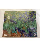 ~NEW~ SeeSaw 1000 Piece Puzzle - &#39;IRISIS&#39; by Vincent Van Gogh - Flowers - $19.80
