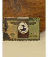 Pebble Beach Golf LInks Ball Marker Money Clip / Silver Color - $11.53
