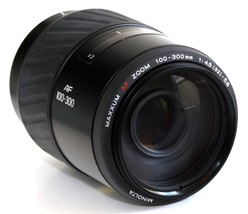 Sony Alpha Minolta AF 100-300mm f/4.5-5.6 Macro Zoom Telephoto Zoom Maxxum Lens  - £61.99 GBP