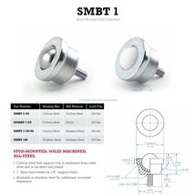 Lot of 10 SMBT-1CS Hudson Bearings Stud Mount 1"Ball Transfer Unit 200LB... - $227.00+