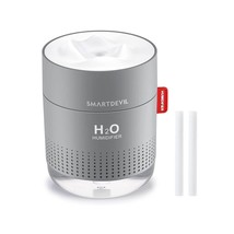 SmartDevil Small Humidifiers 500ml | Night Light Function Two Spray | Gray - £49.13 GBP