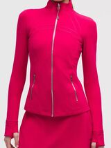 LULULEMON DEFINE JACKET NULU~MULBERRY SPARK/MIRROR SILVER/MIRROR SILVER ... - $187.00