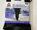 Reebok Women&#39;s Warm Performance Base Layer Pants Size 2XL XXL Black Camo... - £6.30 GBP