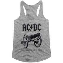 ACDC For Those About to Rock Cannon Women&#39;s Tank Top Band Album Concert ... - £19.93 GBP+