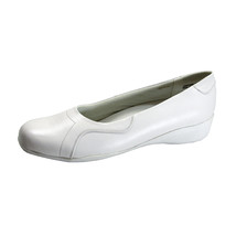 24 HOUR COMFORT Aisha Women&#39;s Wide Width Leather Slip-On Shoes - £31.81 GBP
