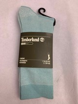 Timberland Light Blue Cool max 2 Pair Pack Crew Women’s Socks A17TZ-A56 - £9.03 GBP