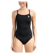 TYR Durafast Solid Diamondfit One Piece Swimsuit - Black - 36 - £49.87 GBP