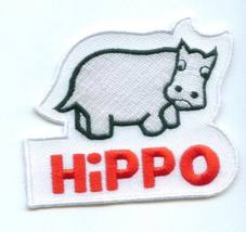 Hippo Golf Badge Iron On Embroidered Patch  - £7.82 GBP